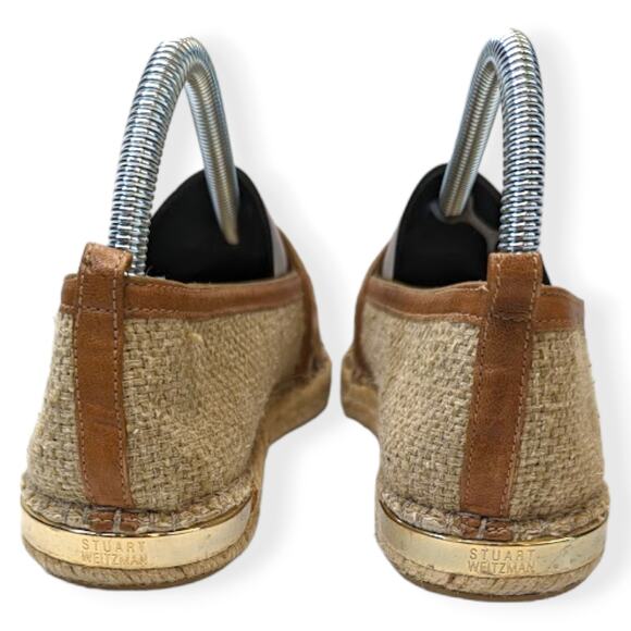 stuart weitzman  cheetah print leather espadrilles sz 38 (US sz 7) - Picture 5 of 12